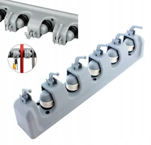 APTEL Wieszak na miotły mopy grabie AG640 - Miotły, szufle, mopy - miniaturka - grafika 2