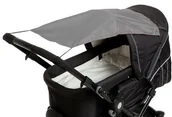 Parasolki dla dzieci - AltaBeBe altabebe al7010 żagiel przeciwsłoneczny z ochroną przed promieniami UV w wózkach dziecięcych  ciemnoszary - miniaturka - grafika 1