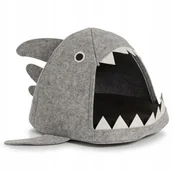 Legowiska dla kotów - Posłanie Dla Kota Domek Rekin Budka Z Filcu Zeller - miniaturka - grafika 1