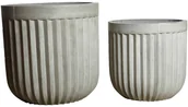 Donice - House Doctor Zestaw dwóch donic Concrete Zestaw dwóch donic Concrete - miniaturka - grafika 1