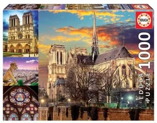 Educa 1000 EL Notre Dam e kolaz - Puzzle - miniaturka - grafika 2