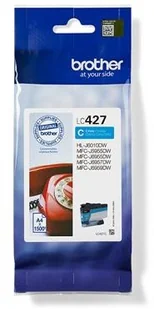Brother LC-427 (LC427C) - oryginalny tusz, cyan LC427C - Tusze oryginalne - miniaturka - grafika 2