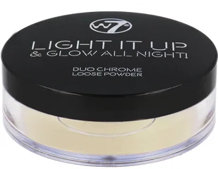 W7 Light It Up & Glow All Night! Duo Chrome Loose Powder Sypki Puder Rozświetlający Open 24/7 - Pudry do twarzy W7 Light It Up & Glow All Night! Duo Chrome Loose Powder Sypki Puder Rozświetlający Open 24/7 - Pudry do twarzy - miniaturka - grafika 1