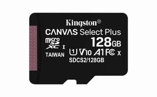 Kingston Canvas Select Plus 128GB (SDCS2/128GBSP) - Karty pamięci Kingston Canvas Select Plus 128GB (SDCS2/128GBSP) - Karty pamięci - miniaturka - grafika 1