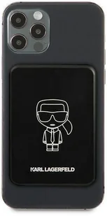 Karl Lagerfeld Karl Lagerfeld Powerbank indukcyjny KLPBMSOIBK 3000mAh MagSafe hurtel-73243-0 - Powerbanki - miniaturka - grafika 2