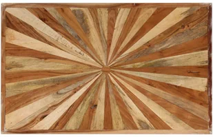 vidaXL Stolik kawowy z litego drewna mango, 90 x 55 x 36 cm - Ławy i stoliki kawowe - miniaturka - grafika 3