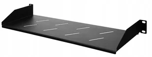 STALFLEX Półka Rack 19" 1U 170mm czarna Stalflex RACK-19/1U-170-(B) - Akcesoria do szaf serwerowych - miniaturka - grafika 2