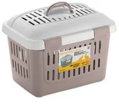 Klatki dla gryzoni - Stefanplast Transporter Gulliver MIDI pudrowy róż [96175] - miniaturka - grafika 1