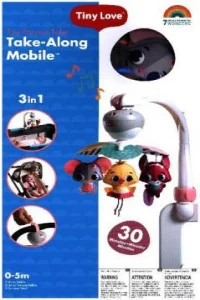 Tiny Love Karuzela podróżna Świat Małej Księżniczki TL1305506830R - Karuzele dla niemowląt - miniaturka - grafika 2