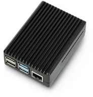 Podzespoły elektroniczne - Raspberry Pi OEM Obudowa do 4B - z wycięciami - aluminiowa - czarna DNG-18742 - miniaturka - grafika 1