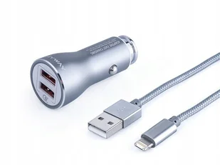 Ładowarka MyWay 12/24 2 Usb Qc kabel Usb lightning - Ładowarki samochodowe - miniaturka - grafika 3