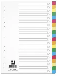 Q-Connect PRZEKŁ. A4 PP 225x297mm 20k MIX KOLORÓW Q-CON - Przekładki do segregatorów - miniaturka - grafika 5