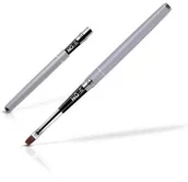 Lakiery do paznokci - Silcare Pędzelek do żelu 06 szary - miniaturka - grafika 1