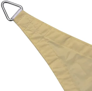 vidaXL Żagiel ogrodowy, tkanina typu oxford, kwadratowy 2x2 m, beżowy - Parasole ogrodowe - miniaturka - grafika 3