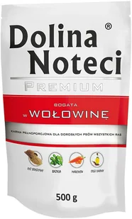 Dolina Noteci Megapakiet Premium w saszetkach, 40 x 500 g - Bogata w kaczkę z dynią - Mokra karma dla psów Dolina Noteci Megapakiet Premium w saszetkach, 40 x 500 g - Bogata w kaczkę z dynią - Mokra karma dla psów - miniaturka - grafika 1
