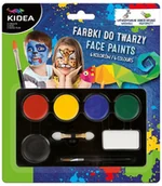 Przybory szkolne - Derform Farbki do malowania twarzy, 6 kolorów - miniaturka - grafika 1