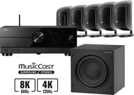 Kino domowe - Yamaha RX-A2A + 5 x M-1 + ASW 610 Czarny - miniaturka - grafika 1