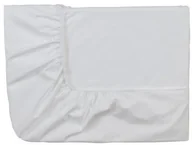 Prześcieradła - Essix Home Collection essix Royal Line prześcieradło z gumką,-bawełna perkalu, biały, 120x200 cm 3359100147946 - miniaturka - grafika 1