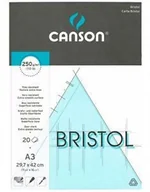 Notesy i bloczki - Canson Blok biurowy Bristol A3 250g 20 arkuszy bardzo gładki 200457121 - miniaturka - grafika 1