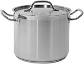 Akcesoria gastronomiczne - Yato Yato Garnek wysoki z pokrywką 240 mm 9 l YG-00003 - miniaturka - grafika 1