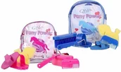 Akcesoria jeździeckie - QHP Plecak z zestawem szczotek PONY POWER - 5212 - miniaturka - grafika 1