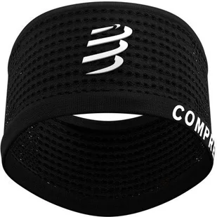 Compressport opaska na głowę HEADBAND ON/OFF V3 czarny - Czapki i chusty sportowe męskie - miniaturka - grafika 2
