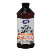 Aminokwasy - Now Foods L-Carnitine Liquid 473 ml.triple strength TT001260 - miniaturka - grafika 1