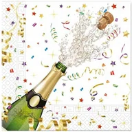 Sylwester - Procos Serwetki "Nowy Rok", PROCOS, 33 cm, 20 szt 86849 - miniaturka - grafika 1