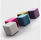 Pufy i podnóżki - Glorio Pufa classic 1 osobowa fluff mix kolorów - miniaturka - grafika 1