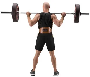 HMS PA3998 BROWN ROZM. M PAS DO ĆWICZEŃ SIŁOWYCH - Pasy kulturystyczne - miniaturka - grafika 5