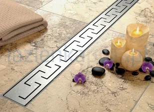 Rea Greek 900 N Odpływ liniowy 90 cm chrom G0111 - Odpływy liniowe - miniaturka - grafika 2