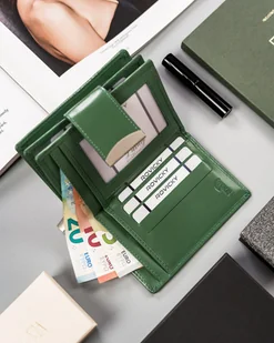 Cavaldi 4U Portfel damski skórzany RFID stop pionowy zatrzask - Portfele - miniaturka - grafika 5