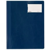 Teczki i skoroszyty - Durable Skoroszyt A4 z kolorową okładką szerokość ponadstandardowa PCW granatowy 250007 DU923-11 - miniaturka - grafika 1