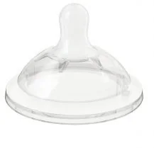 Chicco Smoczek antykolkowy 2szt do butelki NaturalFeeling przepływ regulowany 4m+ - Smoczki do butelek - miniaturka - grafika 3