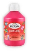 Rainbow, farba akrylowa, 500 ml, różowa - Farby i media malarskie - miniaturka - grafika 3