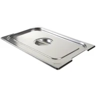 Pojemniki i kosze gastronomiczne - Vogue Pokrywa do pojemnika GN1/1 z uchwytami CB181 - miniaturka - grafika 1