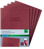Teczki i skoroszyty - Sigel kart potraw-binder z śruby książkowe-do wiązania A5 5 szt. SM133/5 - miniaturka - grafika 1
