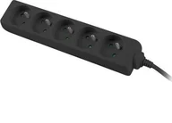 Listwy zasilające - PremiumCord Listwa zasilająca 5 gniazd 2m czarny ppa5-02bk ppa5-02bk - miniaturka - grafika 1