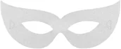 Wieczór panieński i kawalerski - GoDan Srebrna Maska karnawałowa 1 szt. PF-MPSR4 - miniaturka - grafika 1