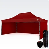 Pawilony ogrodowe - BRIMO Namiot reklamowy 4x6m - plus 3 ściany - Czerwony - miniaturka - grafika 1