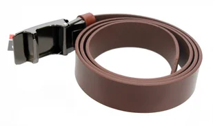 Complex (PL) Pasek Skórzany Do Garnituru (PL) 35 mm AUTOMAT SAMOZACISK ŁAMANY KLAMRA "CZARNA 5" Skóra Naturalna Licowa BRĄZOWY - Paski - miniaturka - grafika 3