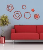 Naklejki na ścianę - DEKORACJE NAKLEJKI OZDOBY ŚCIENNE -KWIATY - miniaturka - grafika 1