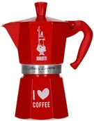 Zaparzacze i kawiarki - Bialetti Moka Express Love 6tz Czerwona 0004977 - miniaturka - grafika 1