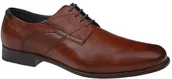 Półbuty męskie - Bugatti Półbuty Bettino R0506-1W 644-Cognac Brązowe eleganckie 51753 - miniaturka - grafika 1