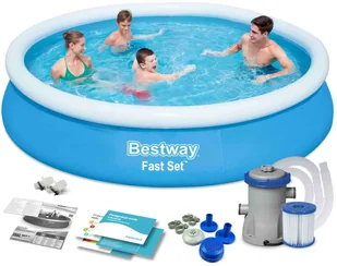 Bestway Basen rozporowy z filtrem 366 x 76 cm, 57274 - Baseny ogrodowe - miniaturka - grafika 8
