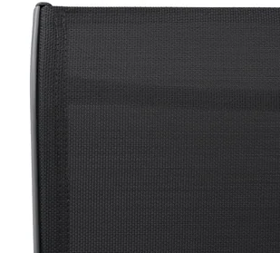 vidaXL Ogrodowe krzesła barowe, 4 szt., szare, tworzywo textilene - Fotele i krzesła ogrodowe - miniaturka - grafika 6