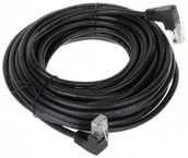 Kable - ABCVISION Patchcord RJ45/10-KK/B czarny kat.5e 10m RJ45/10-KK/B - miniaturka - grafika 1