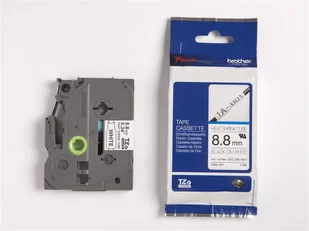 Brother Rurki termokurczliwe 8,8mm HSE221 czarne na białym - Papier do drukarek - miniaturka - grafika 2