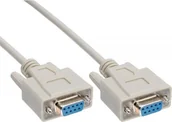 Kable komputerowe i do monitorów - InLine Null Modem Kabel DB9 żeński - żeński2 m - 12222 - miniaturka - grafika 1