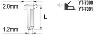 Gwoździe - Grene tapicerskie do zszywaczy 14 mm, 1000 szt YATO YT-7034 - miniaturka - grafika 1